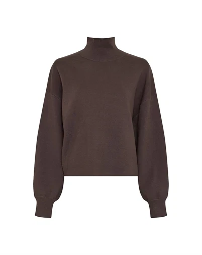 MSCH Copenhagen - MSCHMercy East Pullover Strik - Brown Delicioso